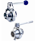 Stainless Steel Sanitary Clamp Butterfly Type Ball Valves