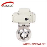 Food Grade Ss304/316L Electric Butterfly Valve