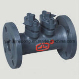 Double Movable Cast Iron Cast Stainless Steel Ball Valve