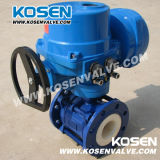 Ceramic Floating Ball Valve with Electric Actuator
