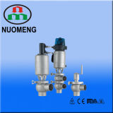 Sanitary Stainless Steel Stop and Reversing Valve for Pharmacy, Food and Beverage Processing