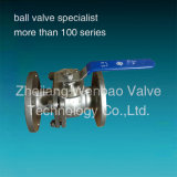 API6d 2PC Flanged Stainless Steel Ball Valve