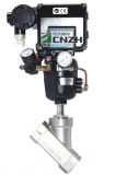 Pneumatic Angle Seat Valve With Valve Positioner