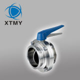 Sanitary Stainless Steel Multi-Position Handle Manual Butterfly Valve