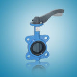 Cast Iron Wafer Type Soft Seal Butterfly Valves