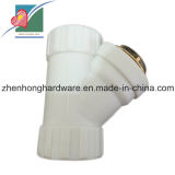 White Color Plastic Plumbing Parts Locking Valves (ZH-LV-001)