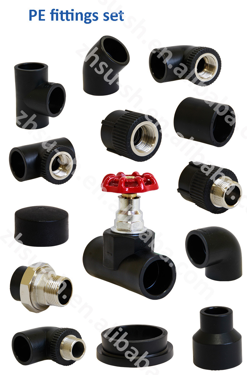 Hot Sale Schedule 40 SDR11 Butt Weld HDPE Pipe Fitting