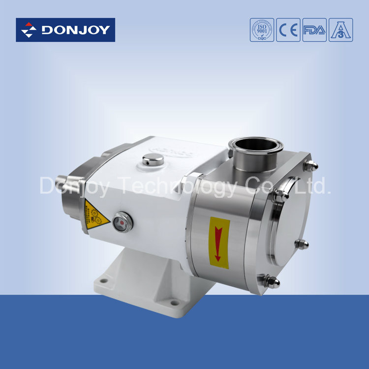 Sanitary Vertical Vane Lobe Pump for Milk Syrup