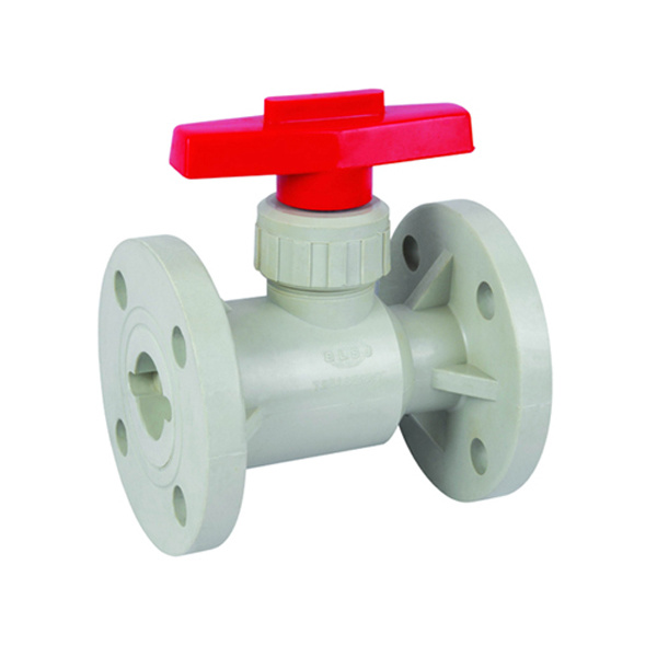 Pph Flange Ball Valve for Corrosive Fluid