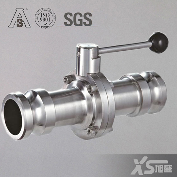 Stainless Steel Sanitary Long Weld Butterfly Valve