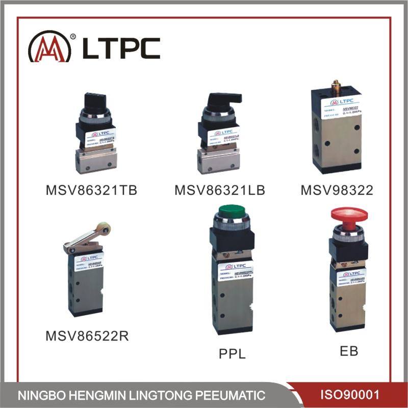 Msv Series Pneumatic Mechanical Valve Directional Valve