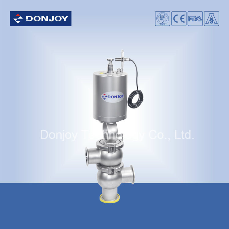 316L Sanitary Pneumatic Divert Seat Valve with C-Top