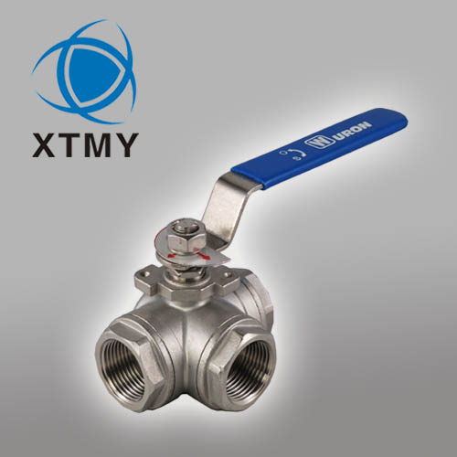 Sanitary 3- Way Thread Ball Valve