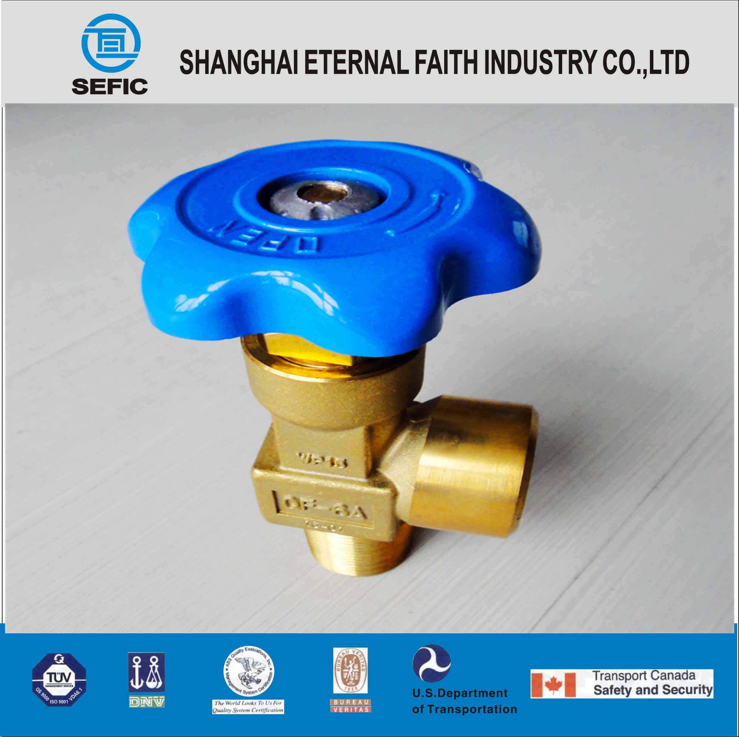 2014 Oxygen Gas Cylinder Valve