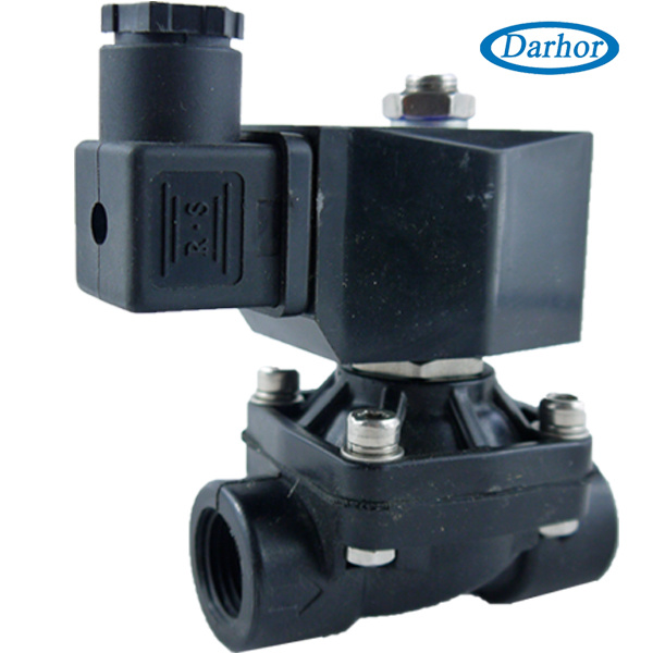 Plastic Material Solenoid Valve 24V for Water