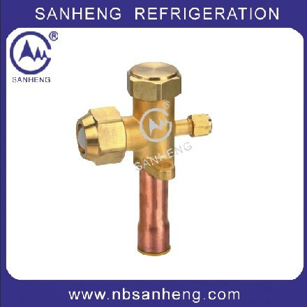 Refrigeration Brass Service Valve, AC Valve Air Conditioner Parts Valve