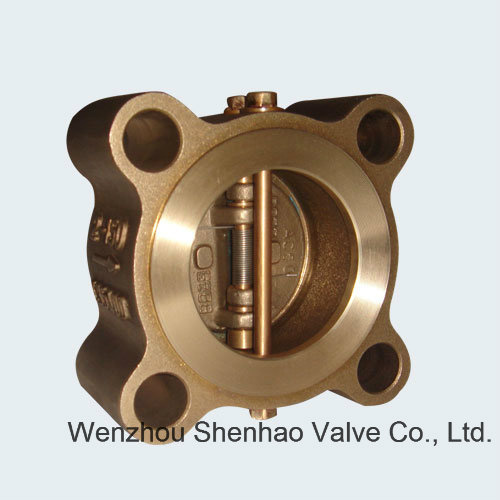 Dual Plate Wafer Check Valve in Brass