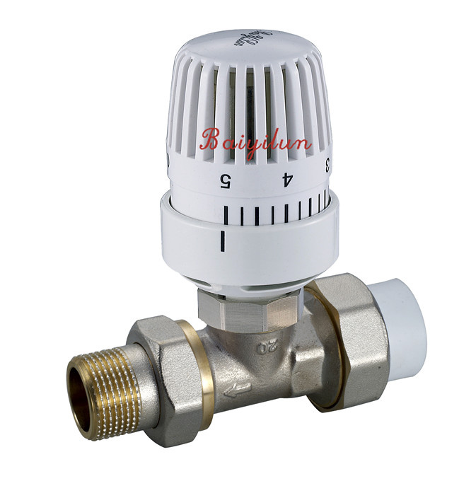 Dn20 Straight Brass PPR Thermostatic Valve