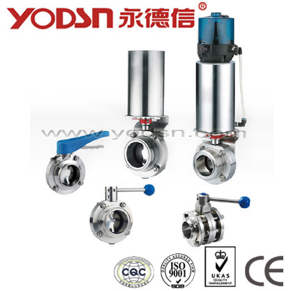 Sanitary Stainless Steel Butterfly Valve Series