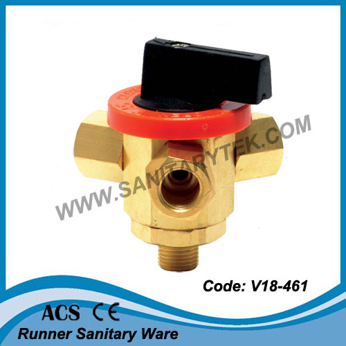 3 Way Brass Ball Valve (V18-461)