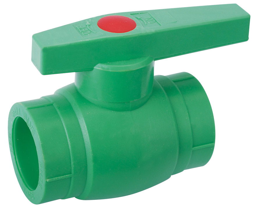 High Quality PP-R Ball Valve with Plastic/PPR