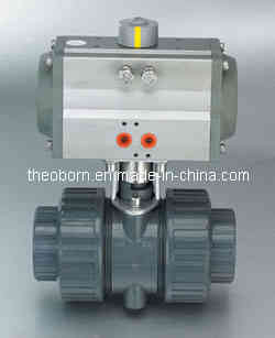 Pneumatic Plastic Ball Valve