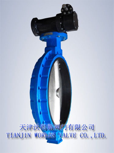 Viton Seated Single Flanged Butterfly Valve (D371X-10/16)