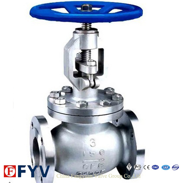 API6d Class150~600 Flanged Stainless Steel Globe Valve