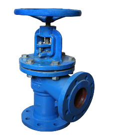 DIN Cast Iron Angle Globe Valve Pn16