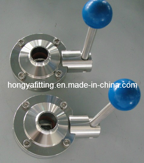 Sanitary Butterfly Valve with Welding End (HYB05)