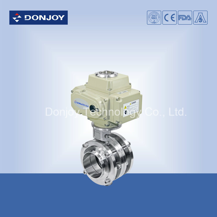 Aluminum Pneumatic Butterfly Type Ball Valve