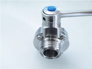 Sanitary Thread Butterfly Valve