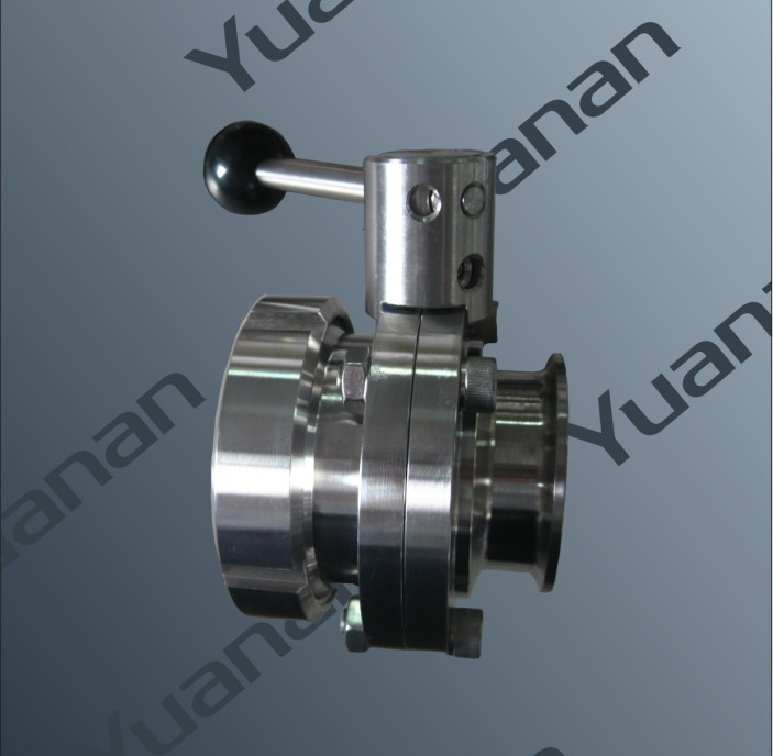 Sanitary Stainless Steel Manual Butterfly Valve