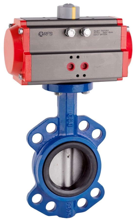 Pneumatic Wafer Butterfly Valve Multi-Standard Connection