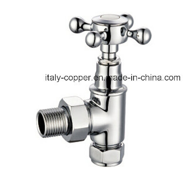 CE Certified Chromed Brass Radiator Valve (AV3087)