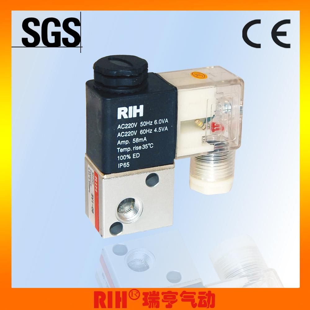 Two Position Three Way Solenoid Valve (3V1-08)