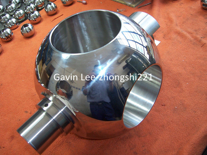 Customized Burnish Cemented Stellite 3 Ball Valve Parts