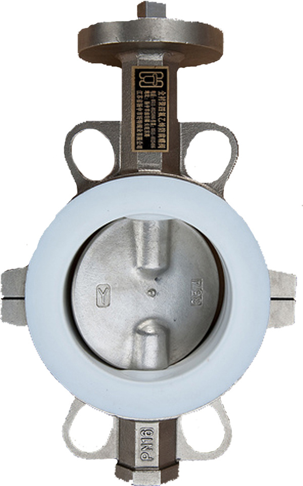 Wafer Butterfly Valve Split Body Centre Lined Butterfly Valve