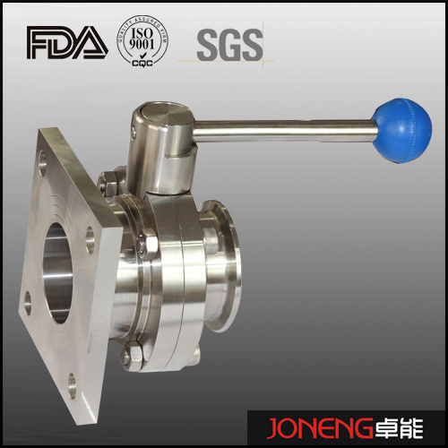 Stainless Steel Clamped/Flanged Butterfly Valve (JN-BV4006)
