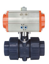 Pneumatic Plastic Ball Valve
