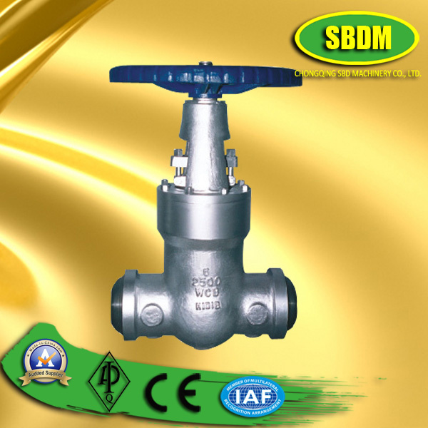 Butt Weld High Pressure Cast Steel Gate Valve