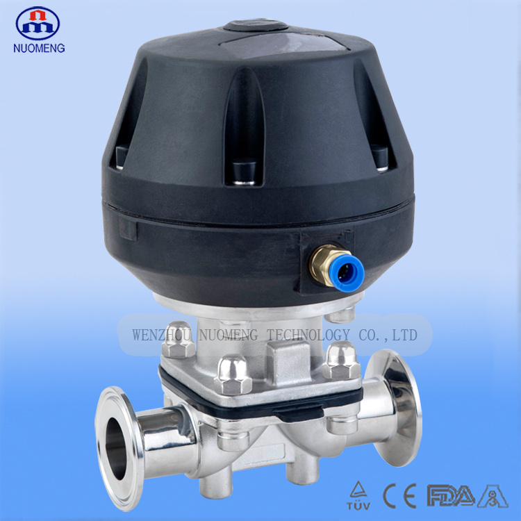 DIN Stainless Steel Pneumatic Clamped Diaphragm Valve