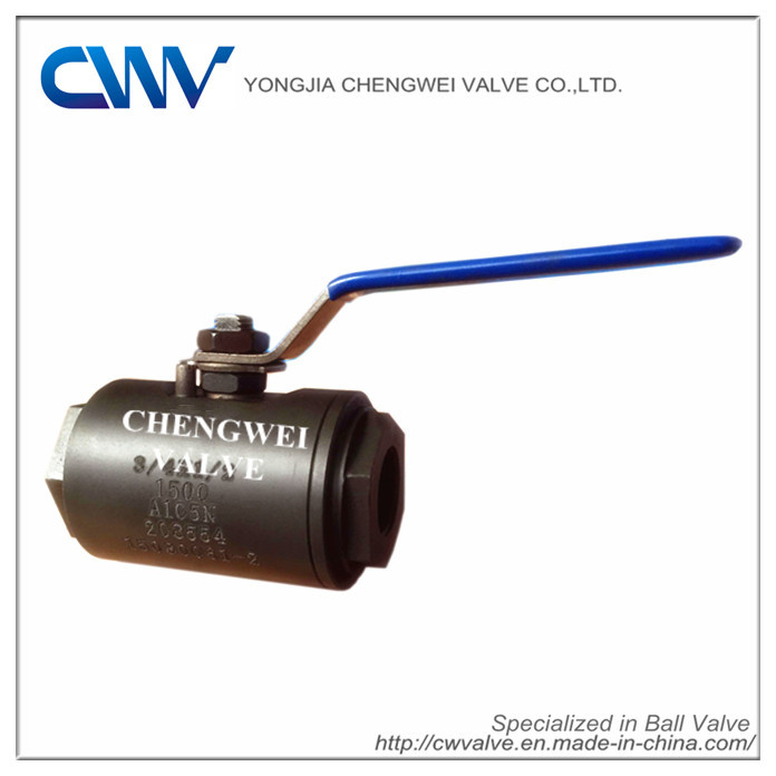 Two Pieces Forged Floating Ball Valve with High Pressure