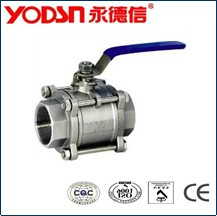 3PC Ball Valve (ISO9001: 2008, CE, TUV Certified)