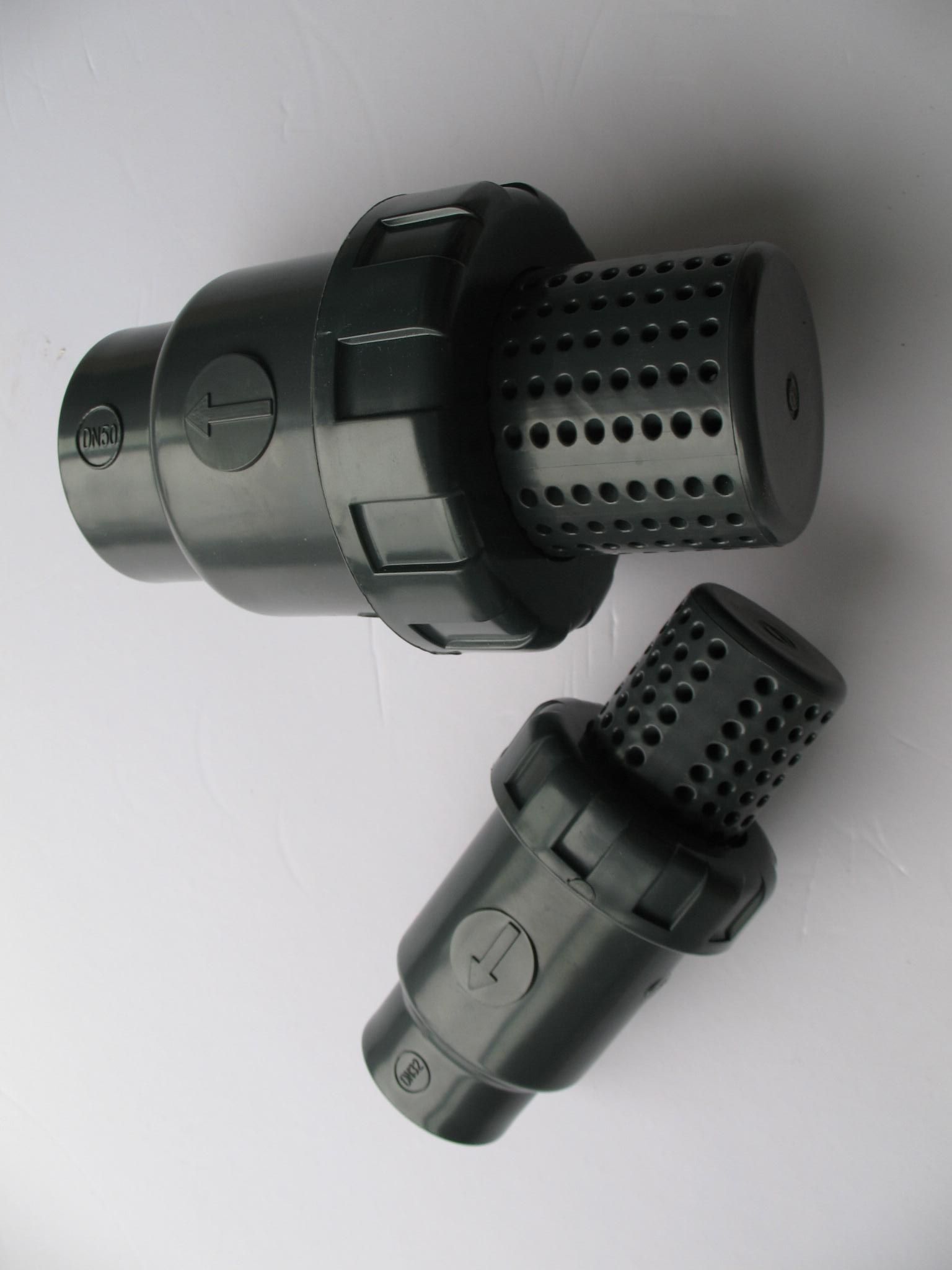 PVC Foot Valve with Size DN40 for Water Treatment