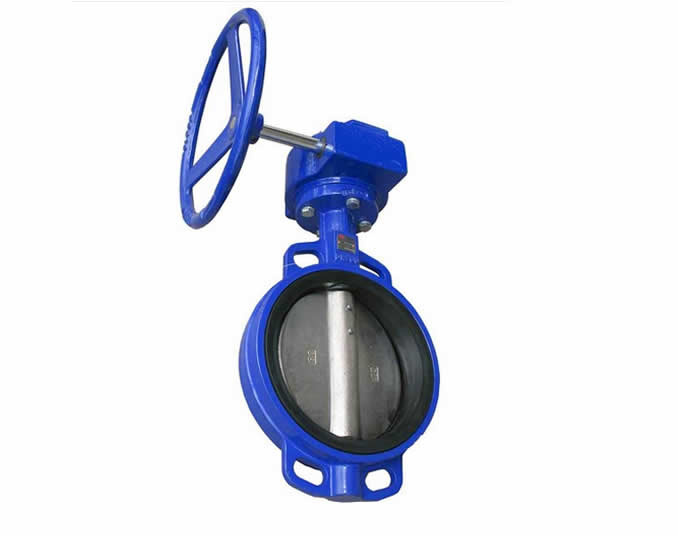 Wafer Butterfly Valve by Worm Gear Operator