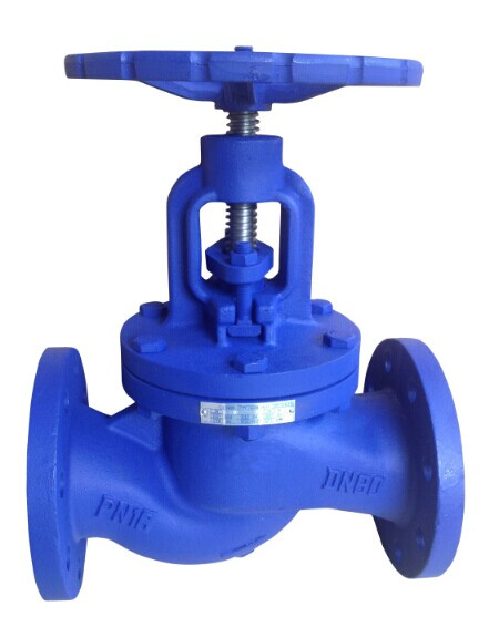 DIN Standard Cast Iron Globe Valve PN16 GG25