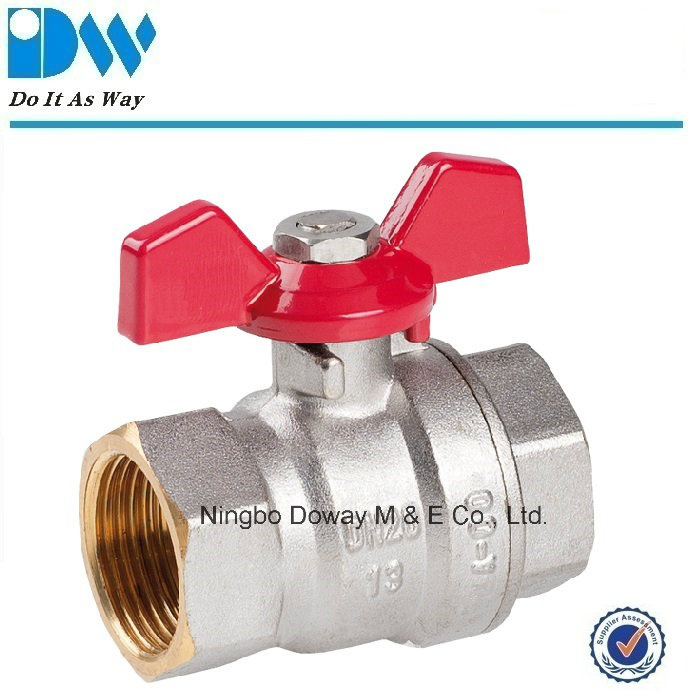 Brass Ball Valve with Butterfly Handle