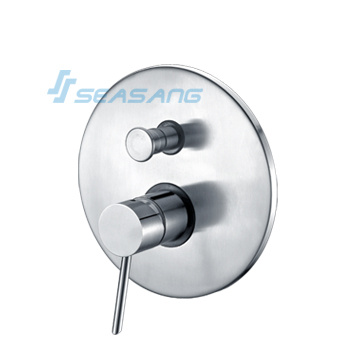 Stainless Steel Bathroom Single Handle Wall Mounted Shower Set Valve