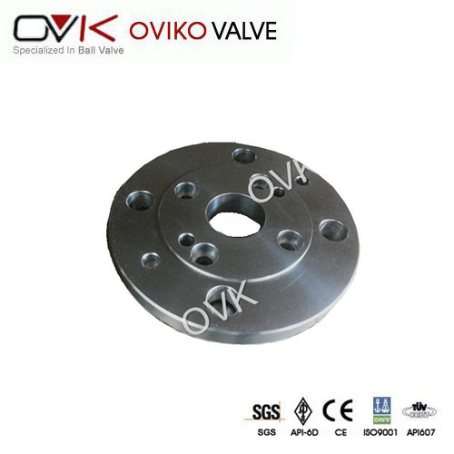Stainless Steel Connection Plate Ball Valve Parts Trunnion